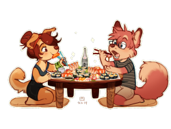 yummytomatoes:  a commission for rileyy