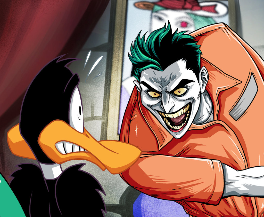 BATMAN NOTES — Joker Daffy Duck Special art above by Luciano...