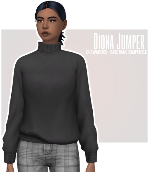 mysteriousdane:Diona JumperJust another quick edit of one of the new Snowy Escape tops - this time m