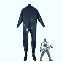 Gummiwerkstatt:1,1 Mm Heavy Rubber Catsuit With Attached Anatomical Shaped Heavy