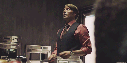 everynineyearsandthirtyfourdays:Hannibal: The gag reel