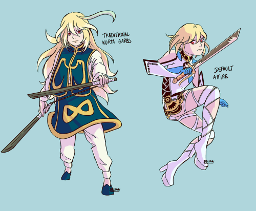 bellarts: Milla and Kurapika clothes swap because: they’re voiced by Miyuki Sawashiro, they&rs