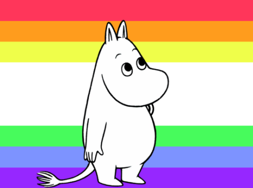 Moomintroll from The Moomins is gaydhd!