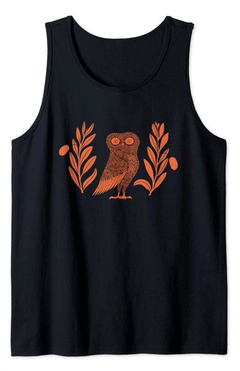 Our t-shirt design &ldquo; Owl of Athena (2nd version)&rdquo; is now available on the Amazon