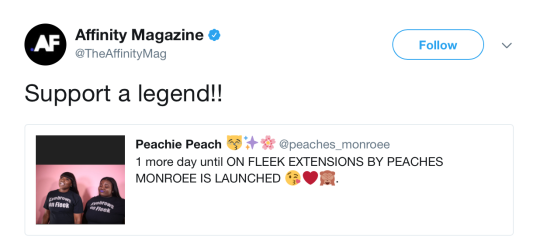mohamedlamine:  Now there’s a chance to support her, support black businesses! https://www.peachesonfleek.com 