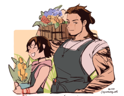 Viv-Ha:domestic Au Where The Amicitias Run A Flower Shop And Gladiolus Falls In Love