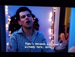 Rewatching new girl and I noticed an interesting