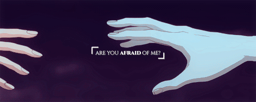 hitsougaya:  ”I’m not… I’m not afraid.” 