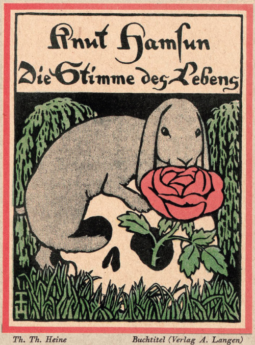 Thomas Theodor Heine (1867-1948), &lsquo;Buchtitel&rsquo; (Book Title), &ldquo;Wieland&rdquo;, #5, 1