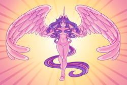 kyleehenke:I made this MLP print a couple years ago at Riley’s behest and now she’s begging me to upload the full version to tumblr so here it is uwu  O oO &lt;3