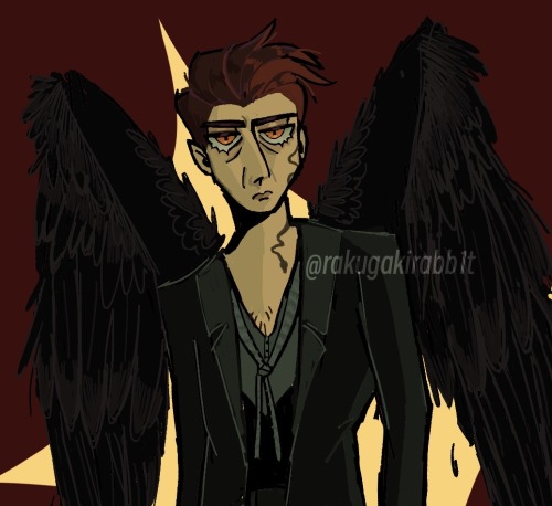 Feels Like I Havent Made Proper Good Omens Art In AGESSSS! Anyways Heres A Crowley Drawing :D