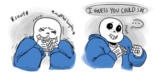 orphyis-art:    Sans is great at puns and all, but we all know Papyrus is the Pun master… (forgive me)   