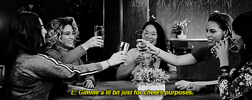 mangostans: dinah offering a thirsty lauren some water