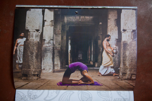 Get copies of the 2015 Yogic Photos Calendar shipped internationally.   All proceeds from the c
