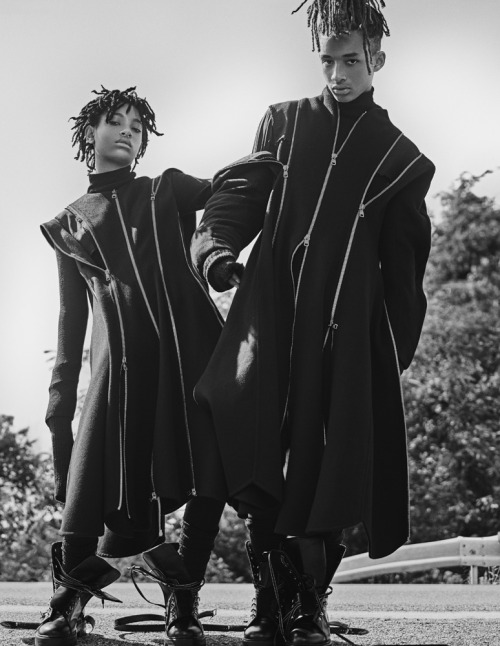 princessakuba:  celebritiesofcolor:  Jaden and Willow Smith for Interview Magazine  I love them 