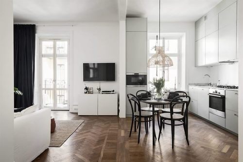 Relaxed Single Apartment | Stockholm, SwedenLayout: (Source: innerstadsspecialisten.se, Tulegatan 25