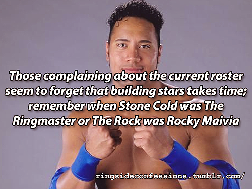 ringsideconfessions:  “Those complaining about the current roster seem to forget