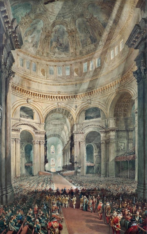 master-painters:  William Collingwood Smith - Thanksgiving Day, St Paul’s Cathedral - 1872