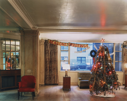 Joel Meyerowitz.  Christmas Tree in Lobby, New York City, 1977. 