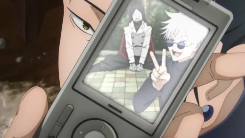 GOJO IS SO UNHINGED????? FOR SNAPPING THIS PIC AND SENDING IT TO HIS BESTIE????????????????