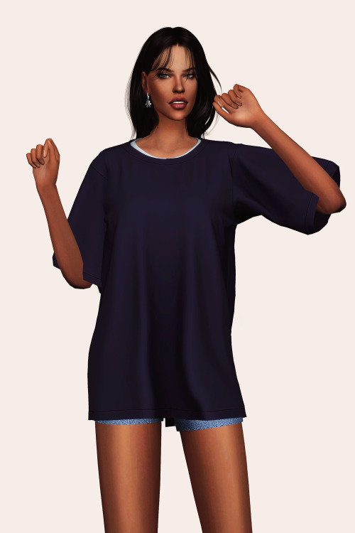 Oversized T-Shirt AF is released publicly!TopNew MeshAll LOD’sShadow MapNormal Map30 SwatchesHQ Comp