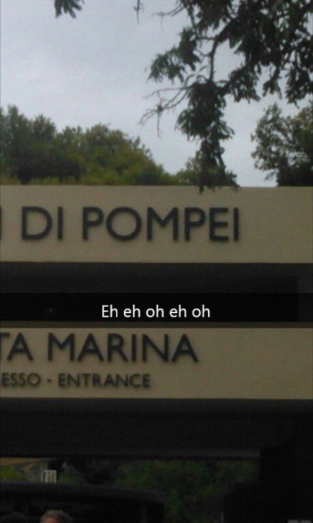 itsagifnotagif:fat-lesbian-boarder:potatopowerrr:itsagifnotagif:My Pompeii snapchats are amazing..Oh