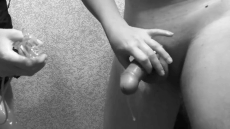 onlyshecums: Leaking precum, you are now ready for chastity.