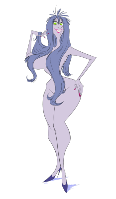 slbtumblng:  Long purple hair is long.  