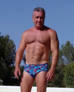 Men in speedos