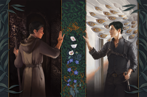 More Shadowhunters work: alternate dust jackets for The Infernal Devices trilogy, commissioned by Fa