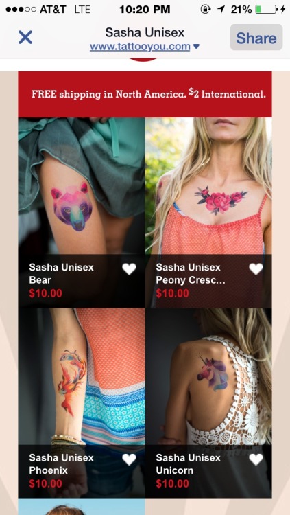 Here&rsquo;s what you need to know about the temporary tattoos! The post has also been shared to