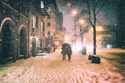 let’s get lost in it(east village, new york city in the snow)
