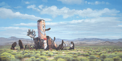 10 Real Retro Sci-Fi paintings by @simonstalenhag