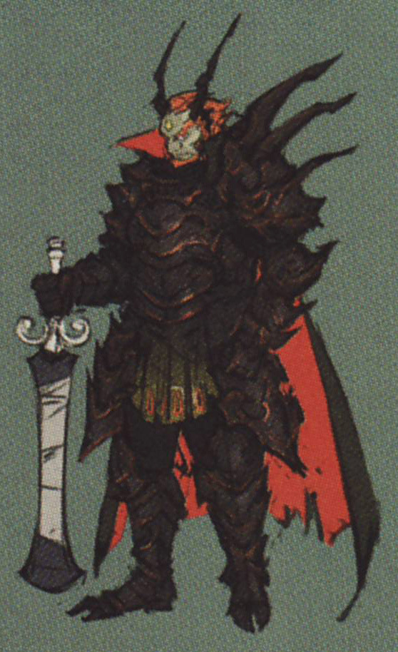 historyofhyrule:  Ganon’s set of traditional art from the Hyrule Warriors artbook.