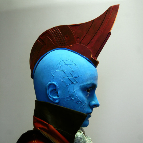 a-twins:Recently we’ve made make up test for Yondu cosplay. No proper costume yet but already nice r