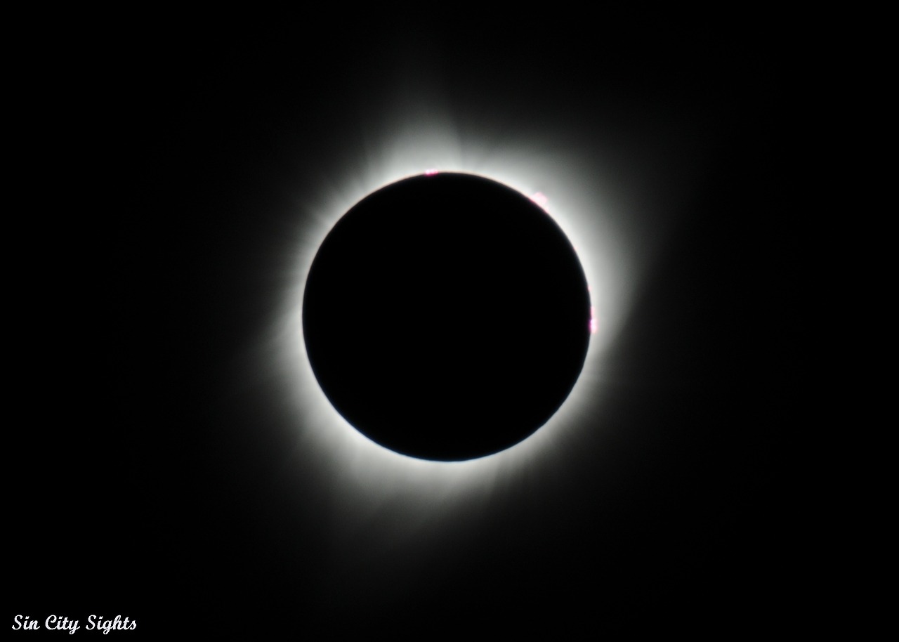 I never did post any of the shots I took up in Idaho of the solar eclipse. You can