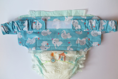 New Polka dot and elephant design ConvertUps, lets kids, teens, adults wear any brand of baby diaper