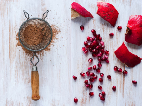 beautifulpicturesofhealthyfood:Avocado and chocolate mousse with pomegranate and pistachio, (raw, ve