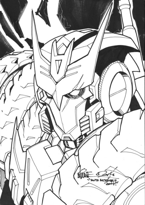 Head&amp;Shoulders commissions I got from markerguru001 @ Auto Assembly 2014.Dat Overlord is even cr