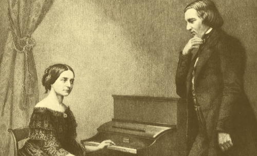 wodzinska:Robert Schumann & Clara WieckRobert Schumann, composer and pianist - Clara Schumann, v