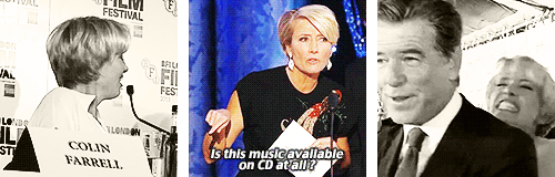 damethompson:I can’t help it, I’m hopeless in high heels, because I am in essence and essentially a 