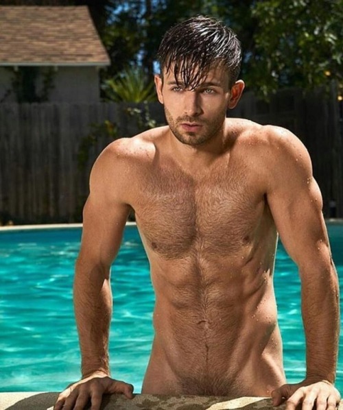 Lend this guy a helping hand, give him a towel. Or not. Either way, the water in the pool will still