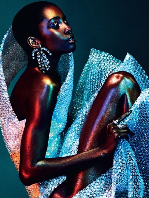 pocmodels:Crystal Noreiga & Krusha Lamar by Andrew Yee for Hunger Magazine #13