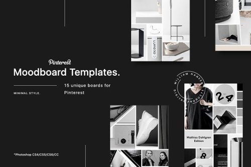 DOWNLOAD15 photoshop templates (PSD)Designed for PinterestNeatly organized layersEasy to use & c