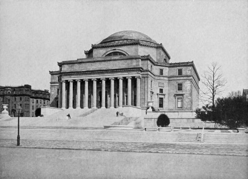 Tomb of General Ulysses S. Grant,library of Columbia University, and the southern end of Manhattan(N