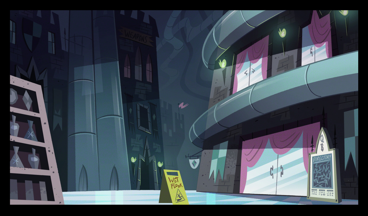 hjmichelle:  More backgrounds that I painted for Star vs the Forces of Evil! Episode