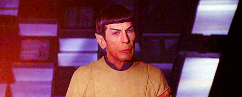 translaforge:spockedscully:The Motion Picture: Spock is 1701% done with everyone’s shit.[image descr