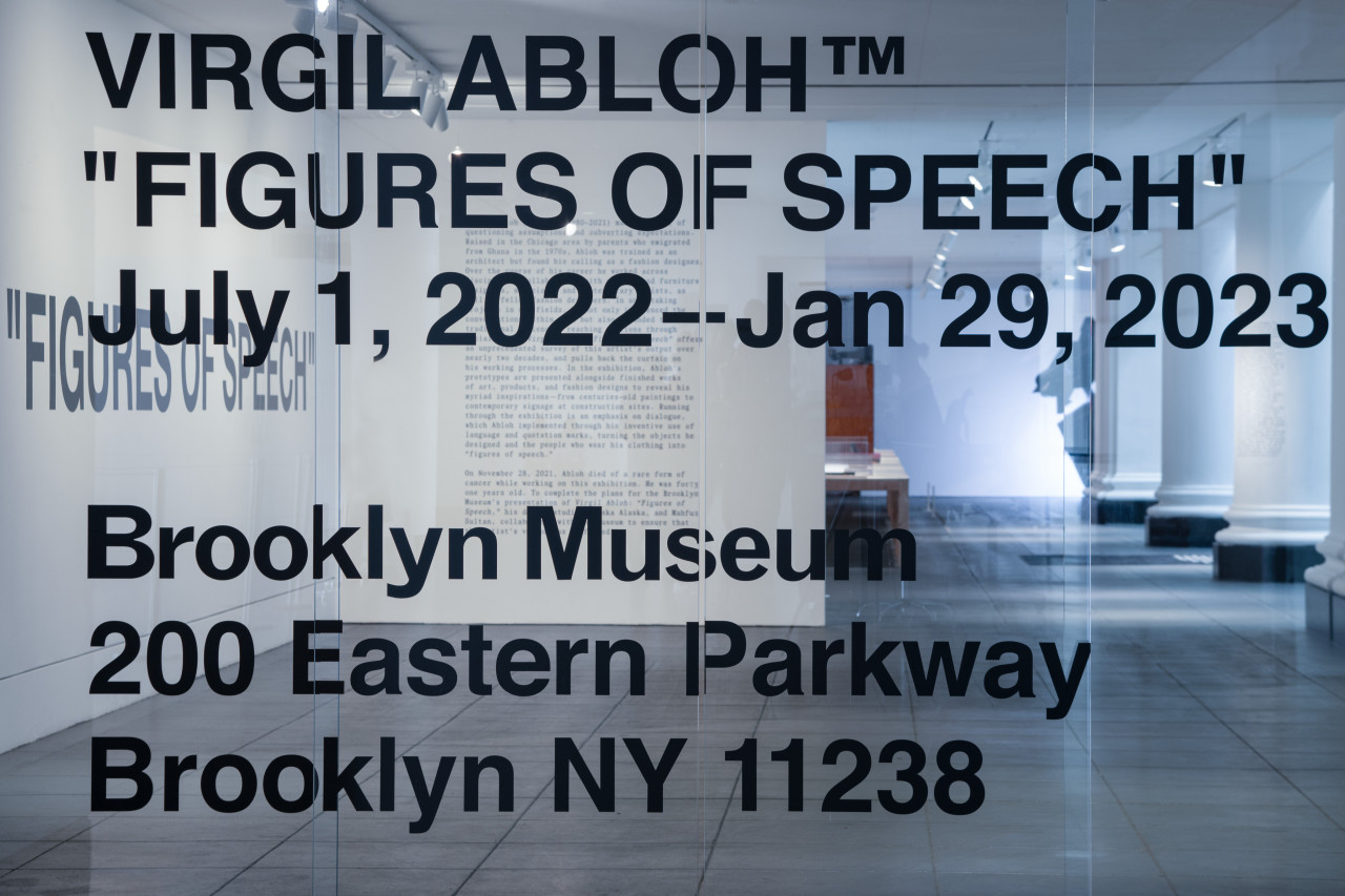 virgil abloh brooklyn museum poster