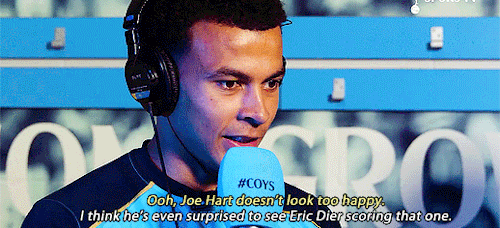 footballthings20:Dele Alli and Harry Kane become commentators for the day. x