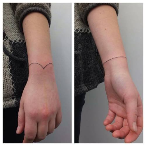 Freehand handpoked band, thanks for the trust!Mail me for appointments in Brussels!
